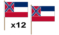 Mississippi Hand Flags